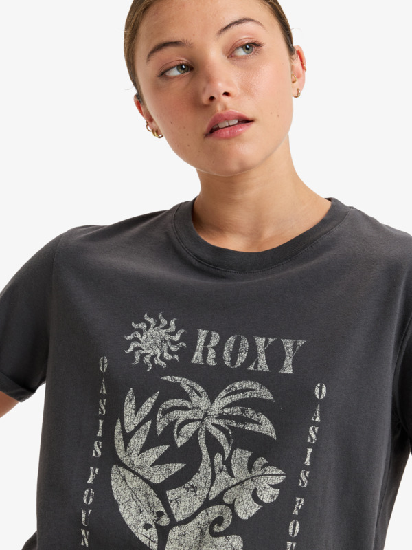 2 Summer Fun - T-shirt de mangas curtas para Mulher Preto ERJZT05824 Roxy