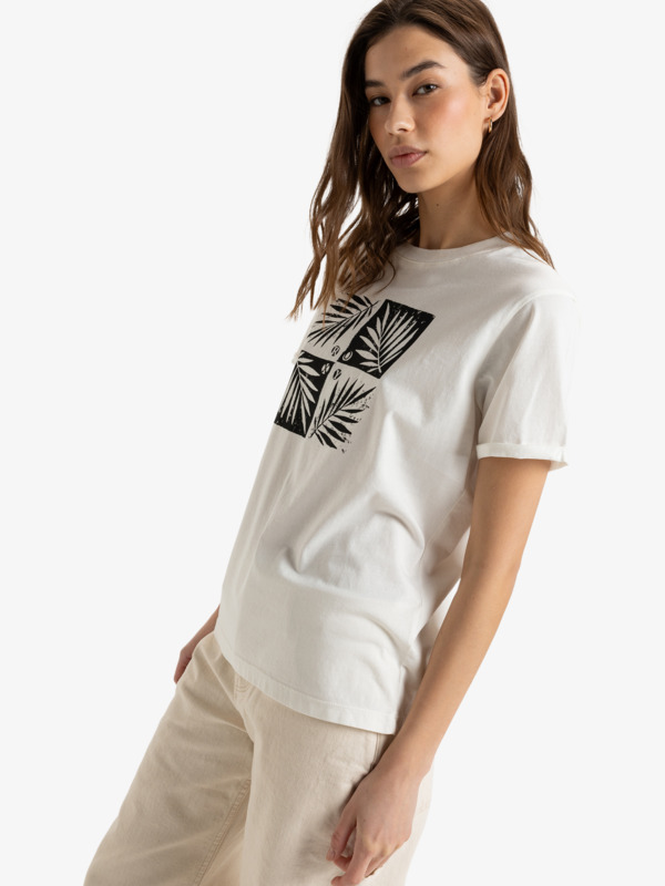 1 Summer Fun - T-shirt à manches courtes pour Femme Blanc ERJZT05826 Roxy