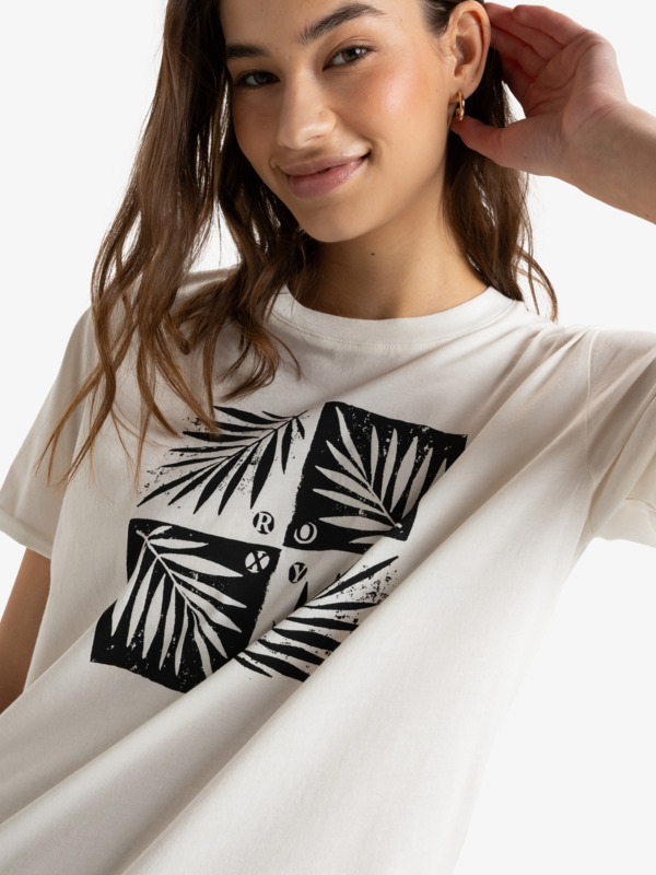 3 Summer Fun - T-shirt met Korte mouw voor Dames White ERJZT05826 Roxy