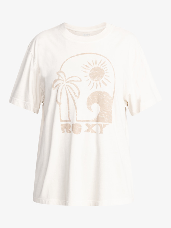 7 Mazzy - T-shirt de manga curta para Mulher Beige ERJZT05848 Roxy