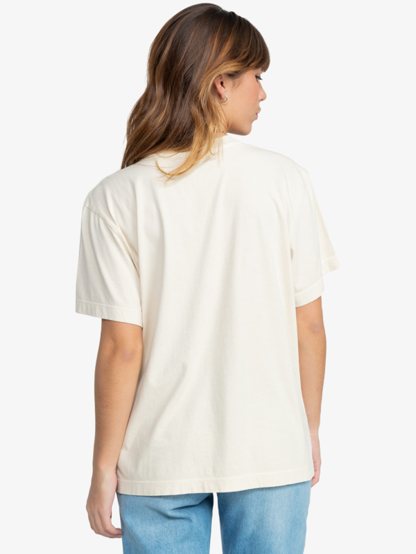 6 Mazzy - T-Shirt à manches courtes pour Femme Beige ERJZT05848 Roxy