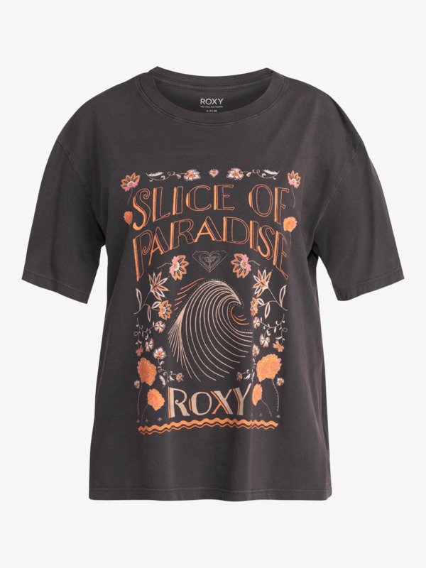 6 Moonrise Sea - T-shirt de manga curta para Mulher Preto ERJZT05858 Roxy