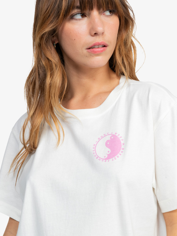 2 Keep A Breast Day - T-shirt met korte mouwen voor dames White ERJZT05873 Roxy