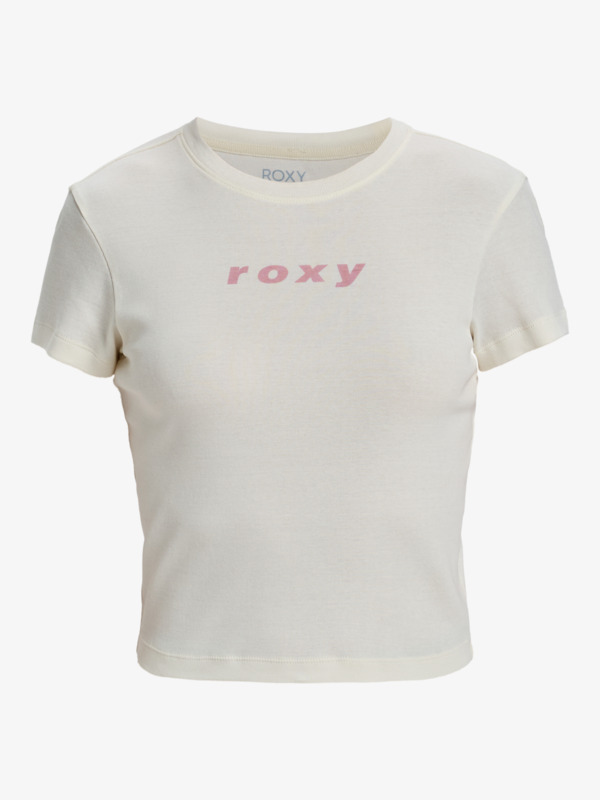 5 Beach Love - Short Sleeves T-Shirt for Women White ERJZT05898 Roxy