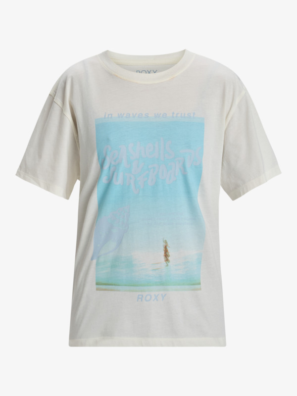 6 Hangloose The Sky - T-shirt met Korte mouw voor Dames White ERJZT05903 Roxy