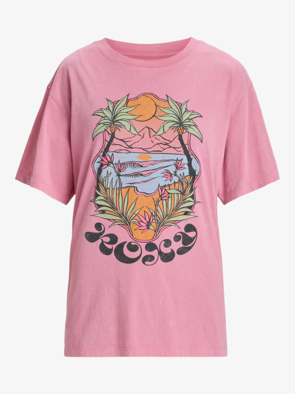 7 Sunnyoversize - Short Sleeves T-Shirt for Women Pink ERJZT05905 Roxy