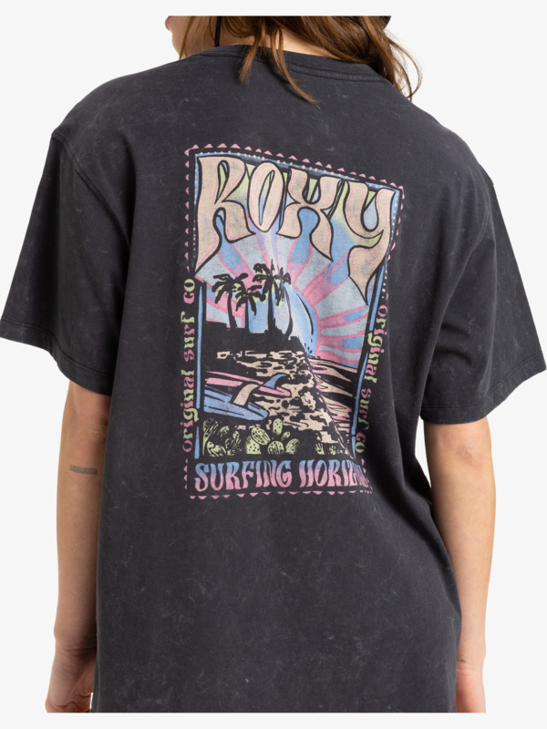 7 Sunnyoversize - T-Shirt für Frauen Schwarz ERJZT05905 Roxy