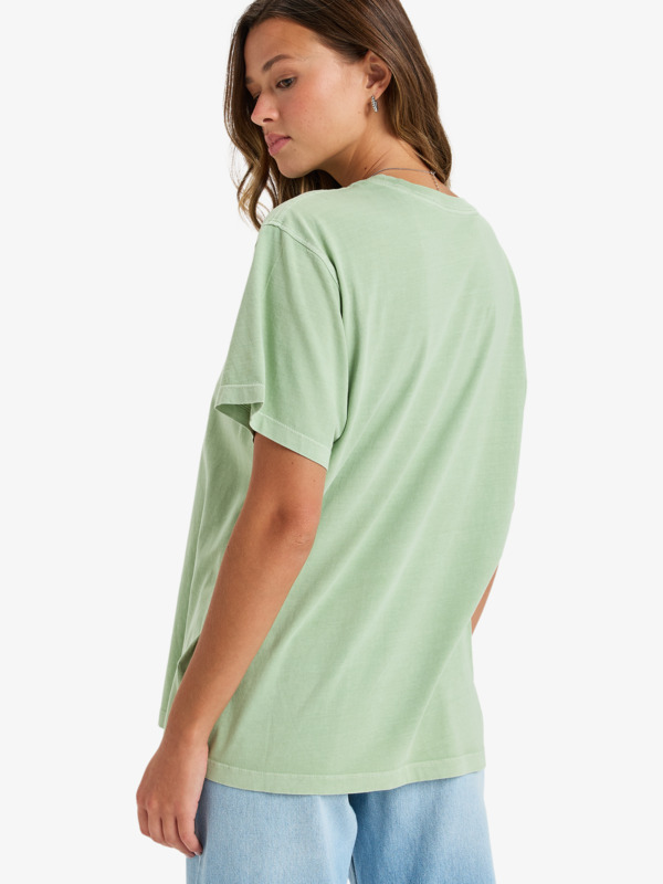 3 Sunnyoversize - Short Sleeves T-Shirt for Women Green ERJZT05906 Roxy