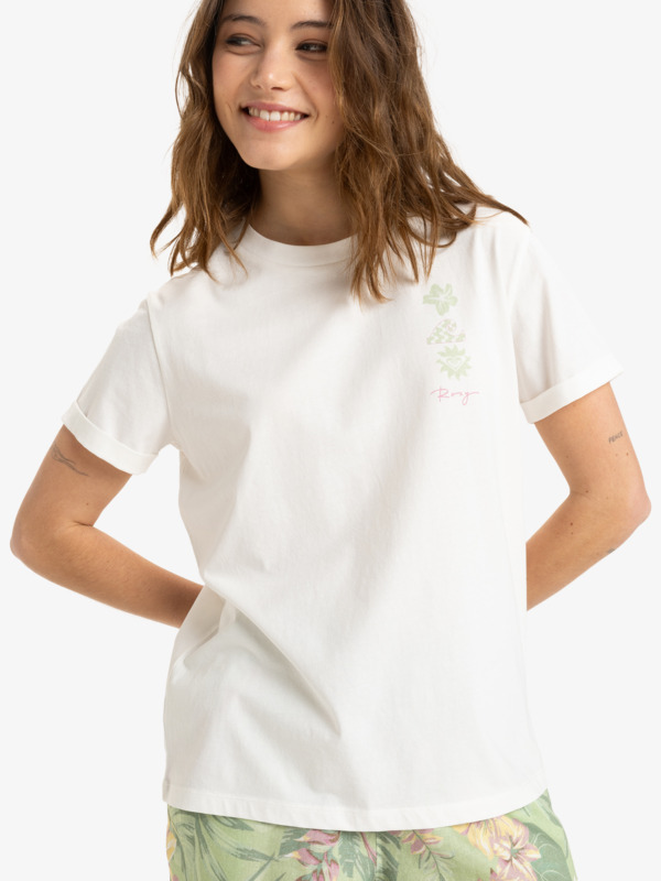 2 Oceanregular Art - T-shirt met Korte mouw voor Dames White ERJZT05910 Roxy