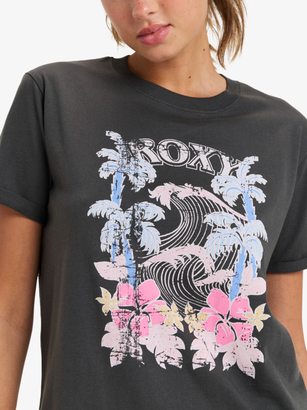 4 Oceanregular Poster - Short Sleeves T-Shirt for Women Black ERJZT05911 Roxy