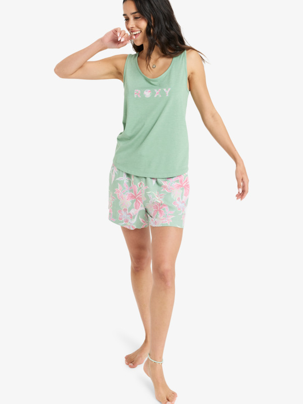 2 Surfclassic - Tanktop voor Dames Green ERJZT05925 Roxy