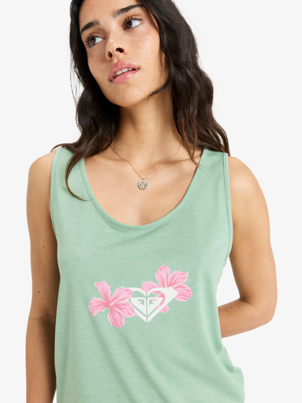 4 Surfclassic - Tanktop voor Dames Green ERJZT05926 Roxy