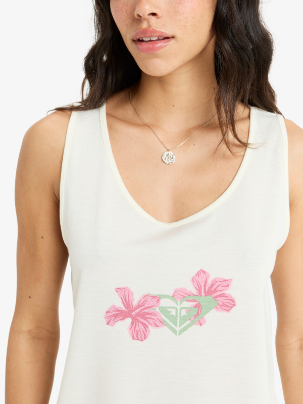 4 Surfclassic - Tank Top for Women White ERJZT05926 Roxy