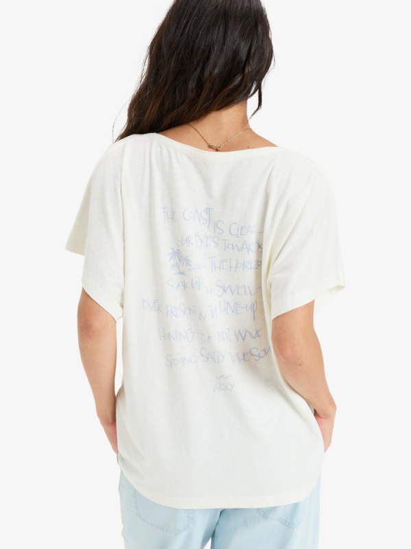 3 Nightfall - T-shirt à manches courtes pour Femme Blanc ERJZT05973 Roxy