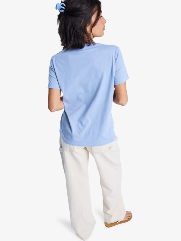 3 Ocean Road Art - T-shirt de manga curta para Mulher Azul ERJZT06015 Roxy