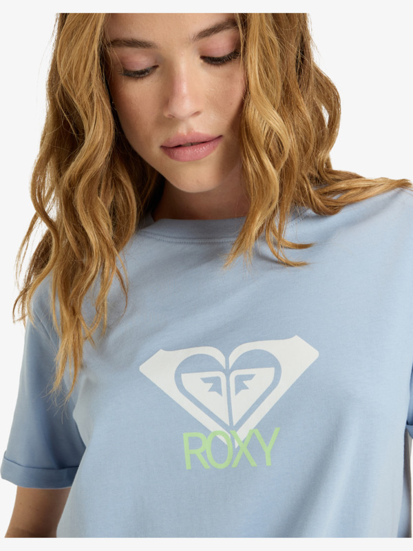 4 Ocean Road Art - T-shirt de manga curta para Mulher Azul ERJZT06015 Roxy
