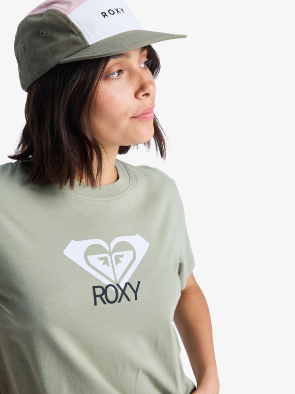 2 Ocean Road Art - T-Shirt à manches courtes pour Femme Vert ERJZT06015 Roxy