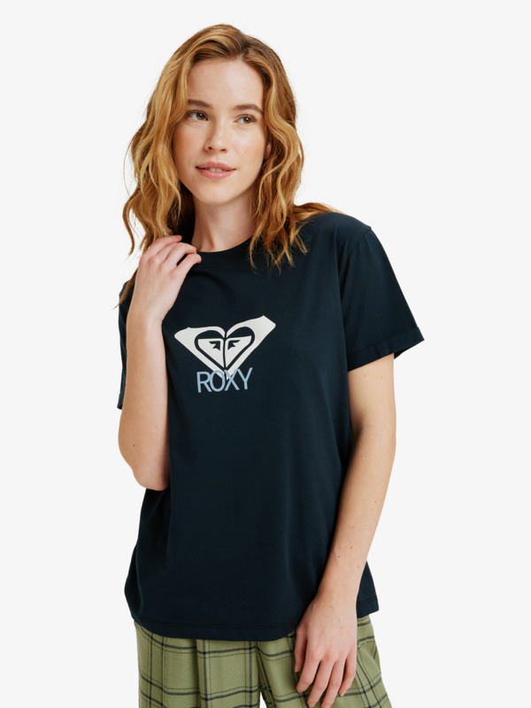 5 Ocean Road Art - T-shirt met korte mouwen voor Dames Black ERJZT06015 Roxy