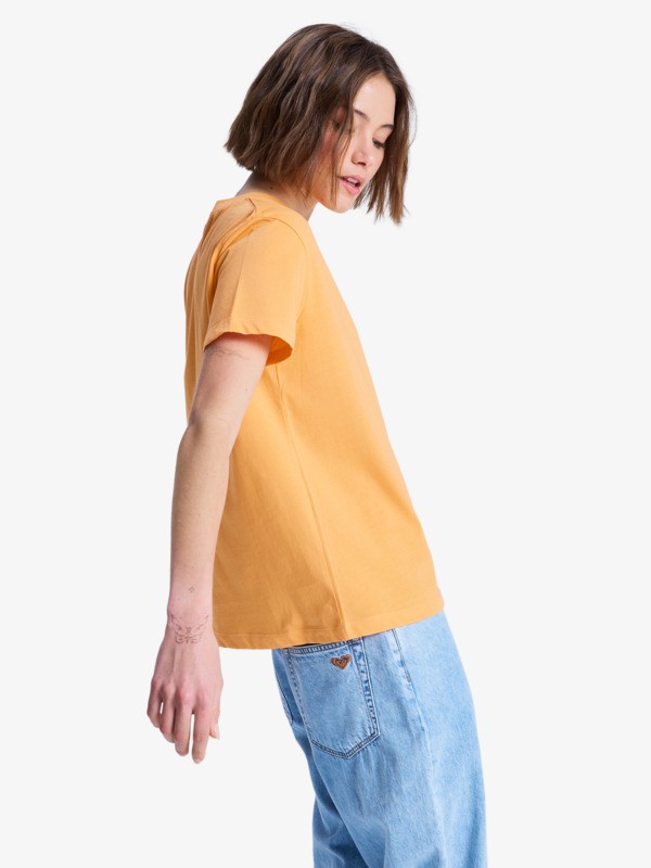 roxy, Ocean Road Art - T-shirt met korte mouwen voor Dames, PAPAYA (ngl0) 1 Ocean Road Art - T-shirt met korte mouwen voor Dames Orange ERJZT06015 Roxy