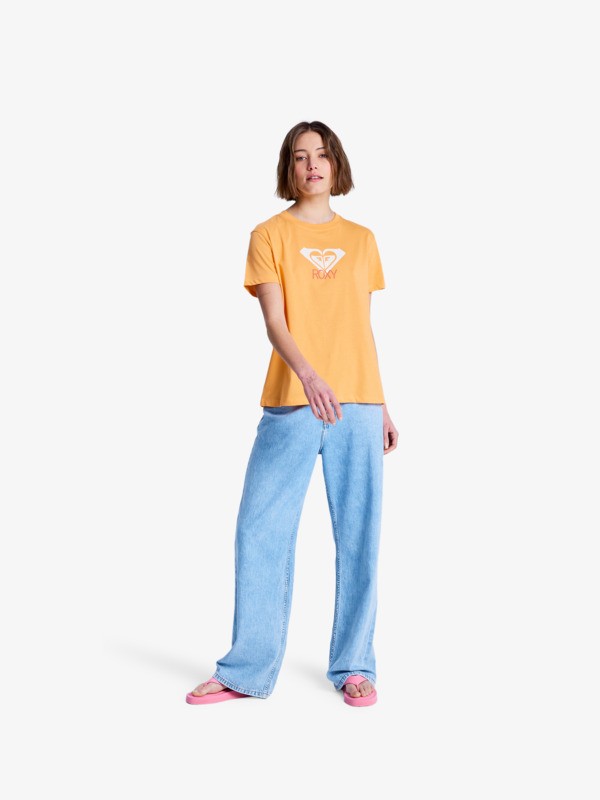 roxy, Ocean Road Art - T-shirt met korte mouwen voor Dames, PAPAYA (ngl0) 3 Ocean Road Art - T-shirt met korte mouwen voor Dames Orange ERJZT06015 Roxy