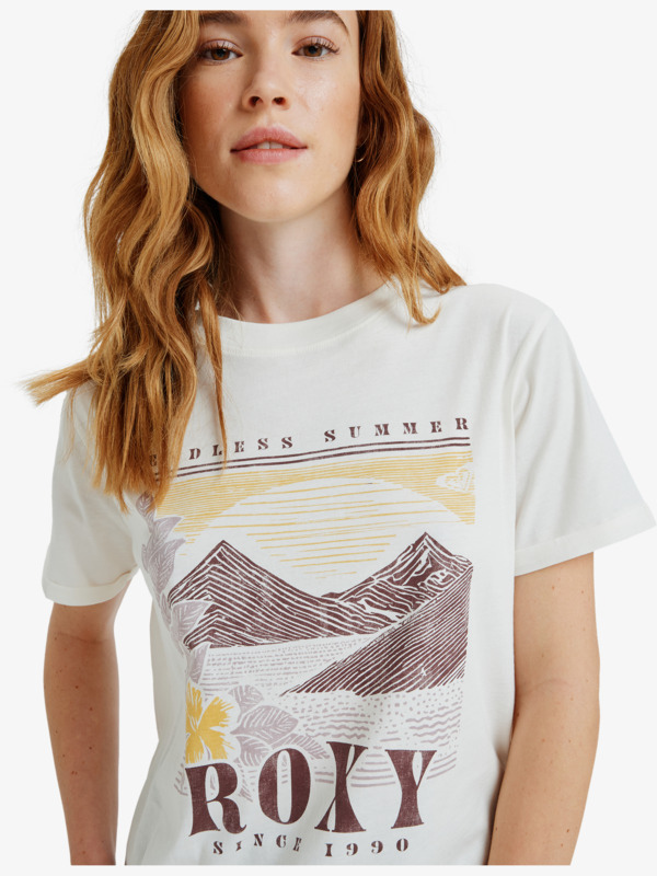 4 Oceanregular Poster - Maglietta a maniche corte da Donna White ERJZT06017 Roxy
