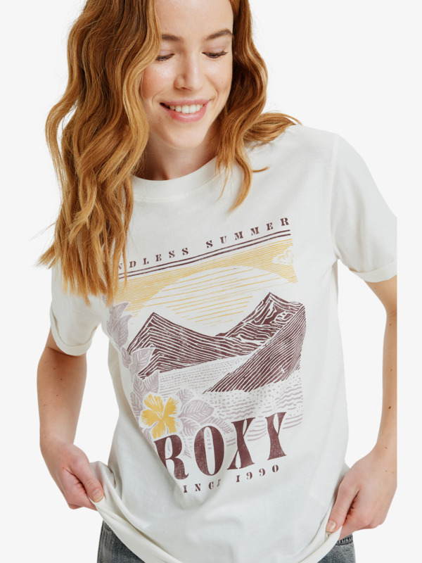 5 Oceanregular Poster - Maglietta a maniche corte da Donna White ERJZT06017 Roxy