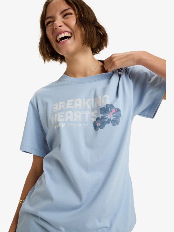 5 Hangloose The Sky - Short Sleeve T-Shirt for Women Blue ERJZT06020 Roxy