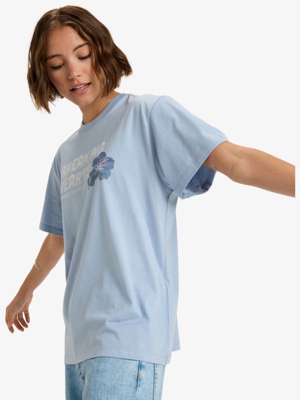 1 Hangloose The Sky - Short Sleeve T-Shirt for Women Blue ERJZT06020 Roxy