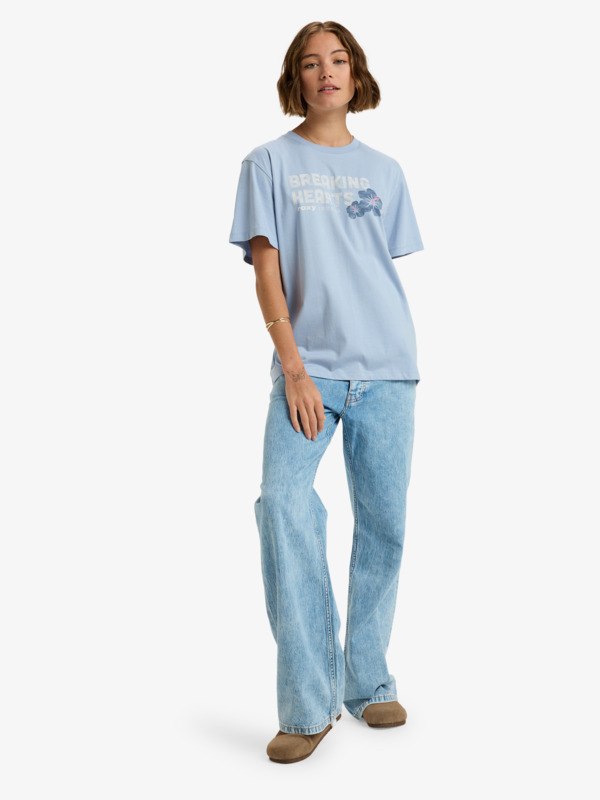 2 Hangloose The Sky - Short Sleeve T-Shirt for Women Blue ERJZT06020 Roxy
