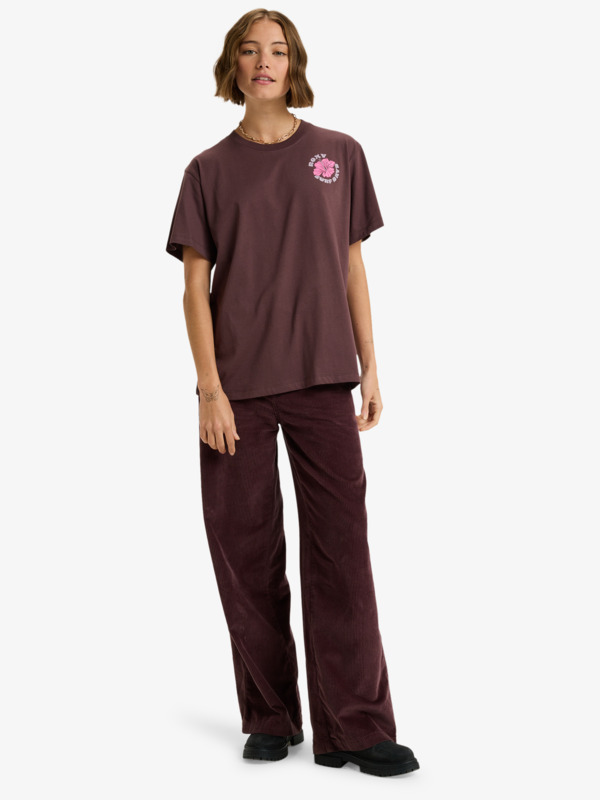 2 Hangloose The Sky - T-shirt de manga curta para Mulher Vermelho ERJZT06020 Roxy