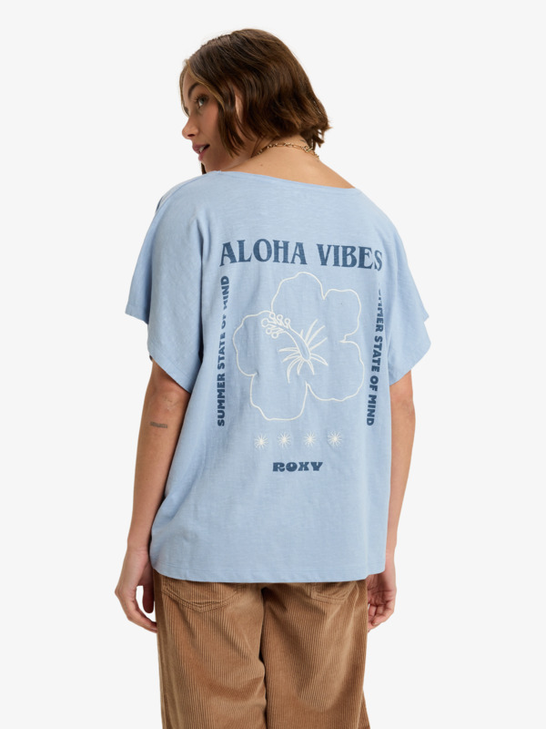3 Nightfall - Short Sleeve T-Shirt for Women Blue ERJZT06029 Roxy