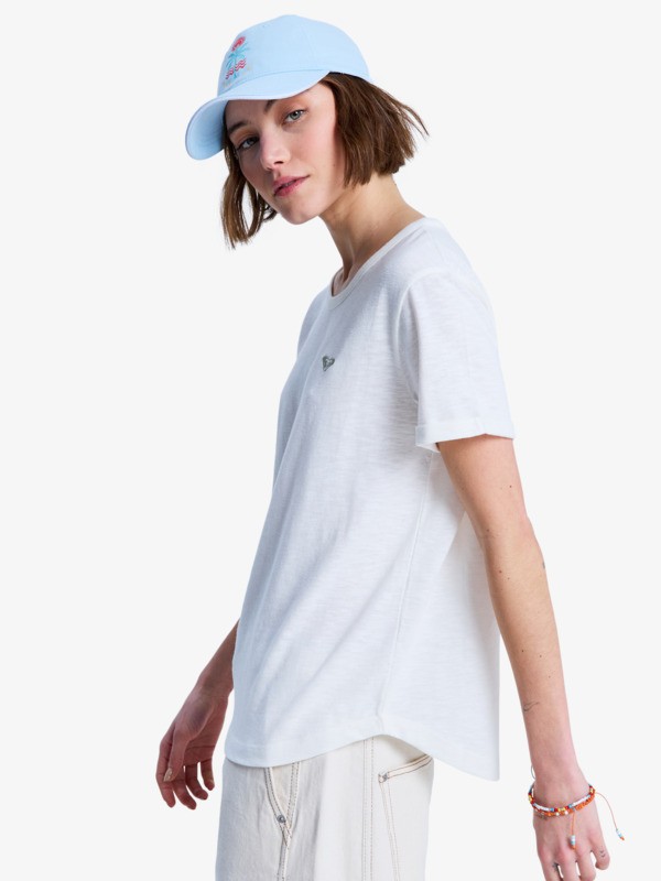 1 Oceanwave Regular Emby - T-shirt met korte mouwen voor Dames White ERJZT06030 Roxy