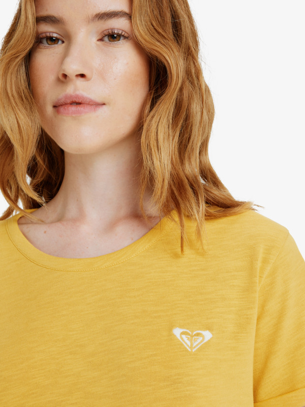 4 Oceanwave Regular Emby - T-Shirt à manches courtes pour Femme Jaune ERJZT06030 Roxy