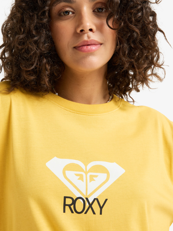 4 Hangloose Art - Maglietta a Maniche Lunghe da Donna Yellow ERJZT06035 Roxy
