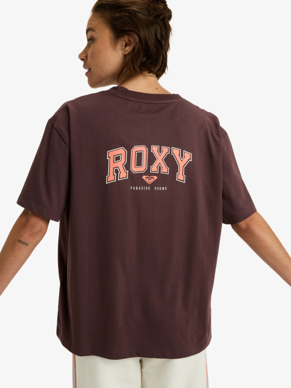 3 Essential Energy Timeless - Short Sleeve Training T-Shirt for Women Red ERJZT06036 Roxy
