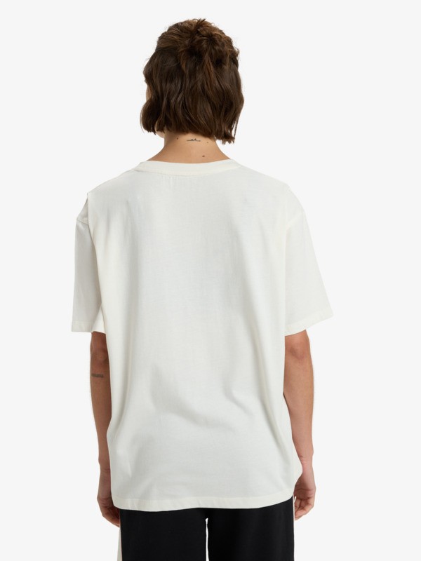 3 Essential Energy Timeless - Short Sleeve Training T-Shirt for Women White ERJZT06036 Roxy
