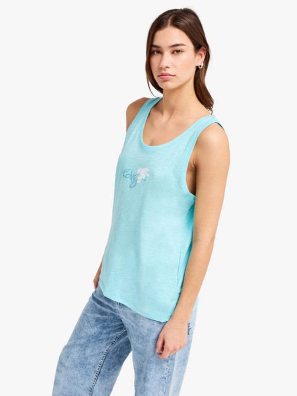 1 Dream Oasis - Vest Top for Women Gr&oslash;n ERJZT06086 Roxy