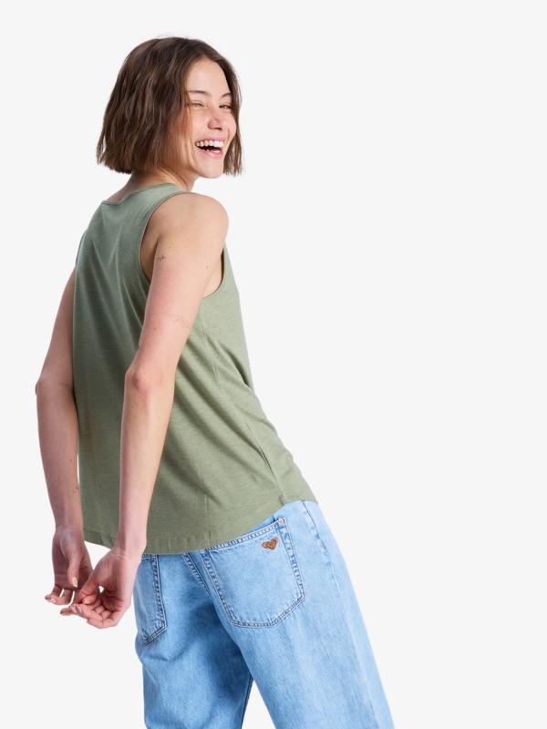 4 Surfclassic - T-Shirt for Women Green ERJZT06092 Roxy