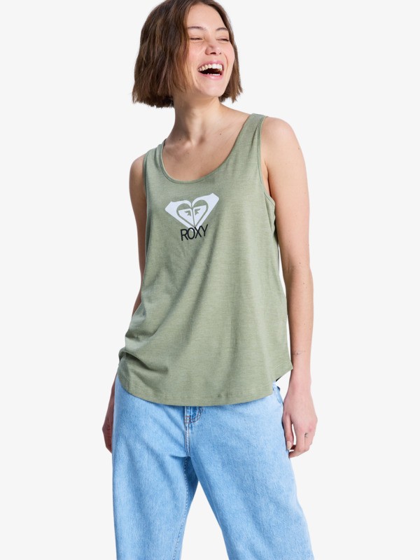 0 Surfclassic - T-Shirt for Women Green ERJZT06092 Roxy