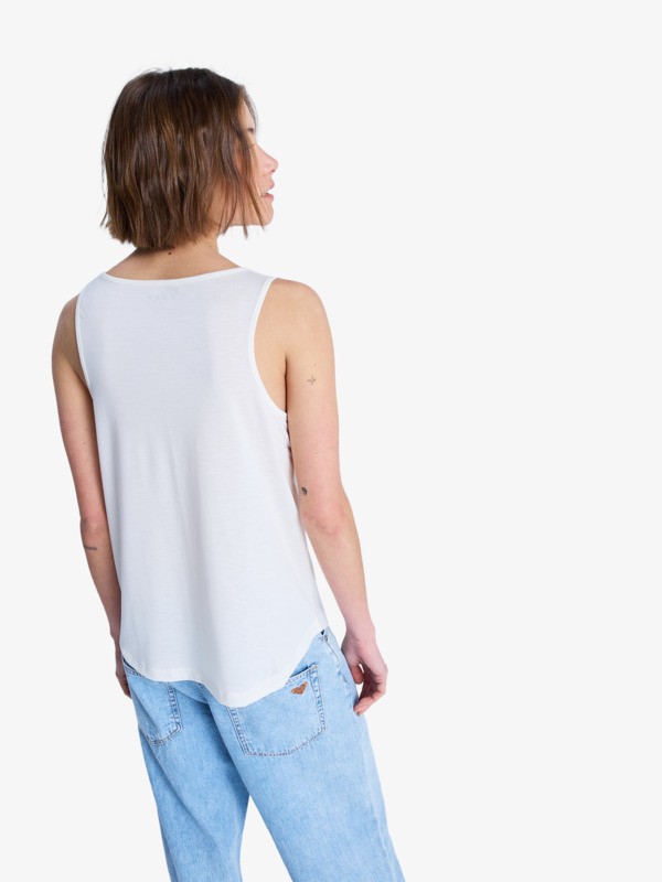 4 Surfclassic - Maglietta da Donna White ERJZT06092 Roxy