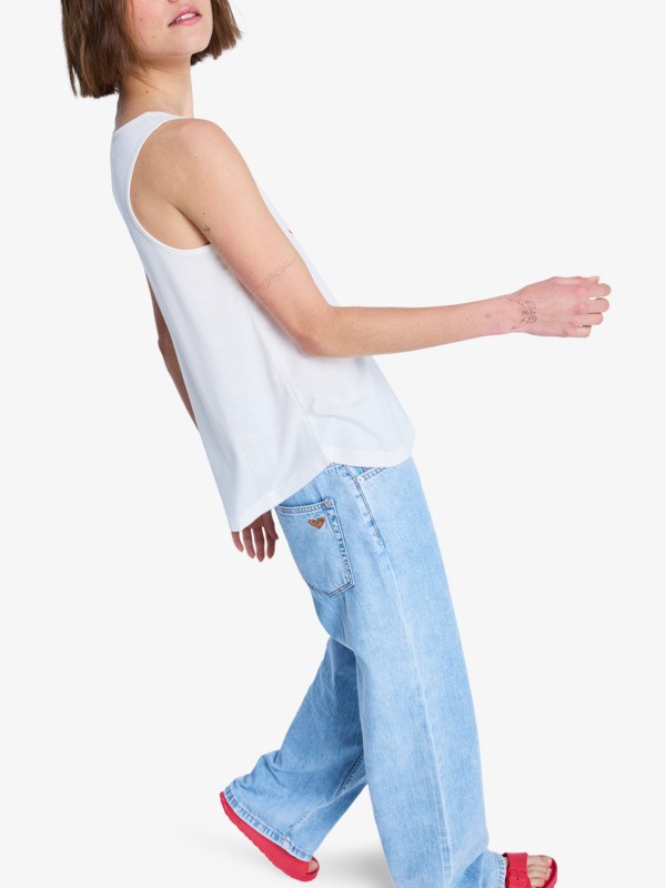 1 Surfclassic - Maglietta da Donna White ERJZT06092 Roxy