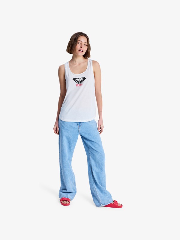 3 Surfclassic - Maglietta da Donna White ERJZT06092 Roxy