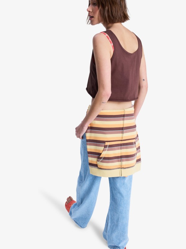 4 Magic Sunset Crop - K&uuml;rzeres Top f&uuml;r Frauen Braun ERJZT06094 Roxy