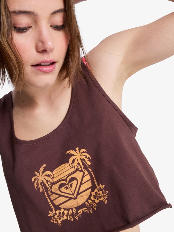 2 Magic Sunset Crop - K&uuml;rzeres Top f&uuml;r Frauen Braun ERJZT06094 Roxy