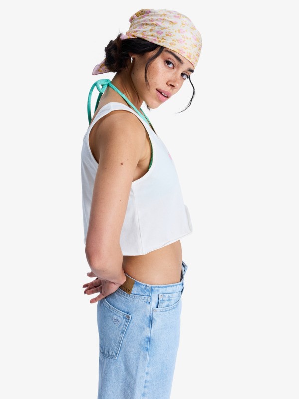 1 Magic Sunset Crop - D&eacute;bardeur cropped pour Femme Blanc ERJZT06094 Roxy