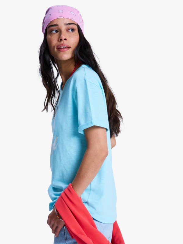 1 Oceanwave Regular Slub - T-Shirt à manches courtes pour Femme Vert ERJZT06096 Roxy