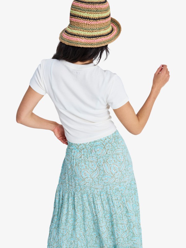 4 Beach Love - T-shirt court pour Femme Blanc ERJZT06100 Roxy