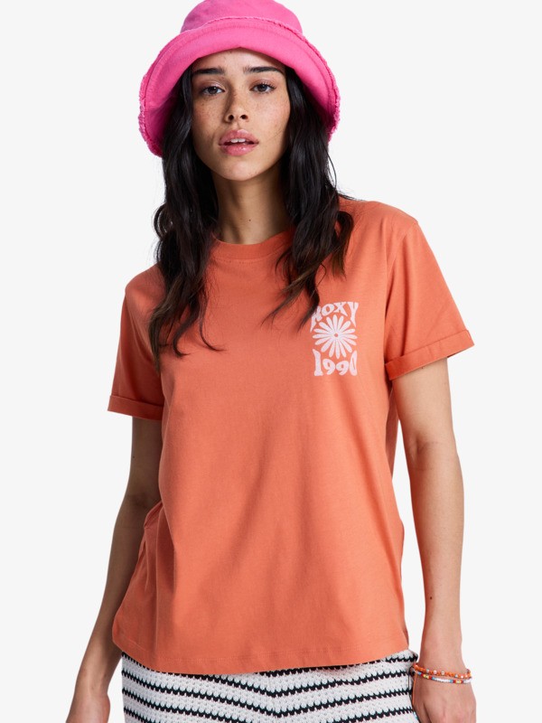 0 Oceanregular - T-Shirt à manches courtes pour Femme Rose ERJZT06110 Roxy