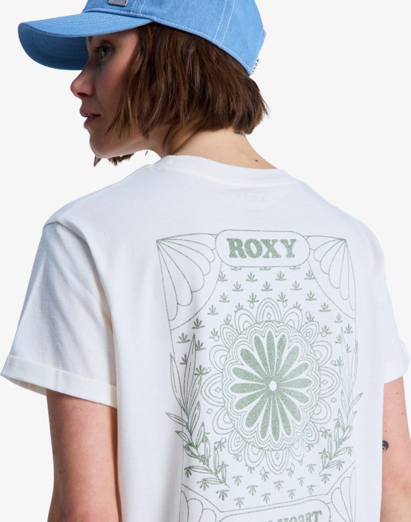 2 Oceanregular - T-shirt met korte mouwen voor Dames White ERJZT06110 Roxy