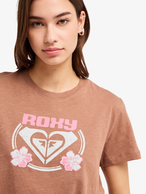 2 Endless Weekends - T-Shirt f&uuml;r Frauen Braun ERJZT06113 Roxy